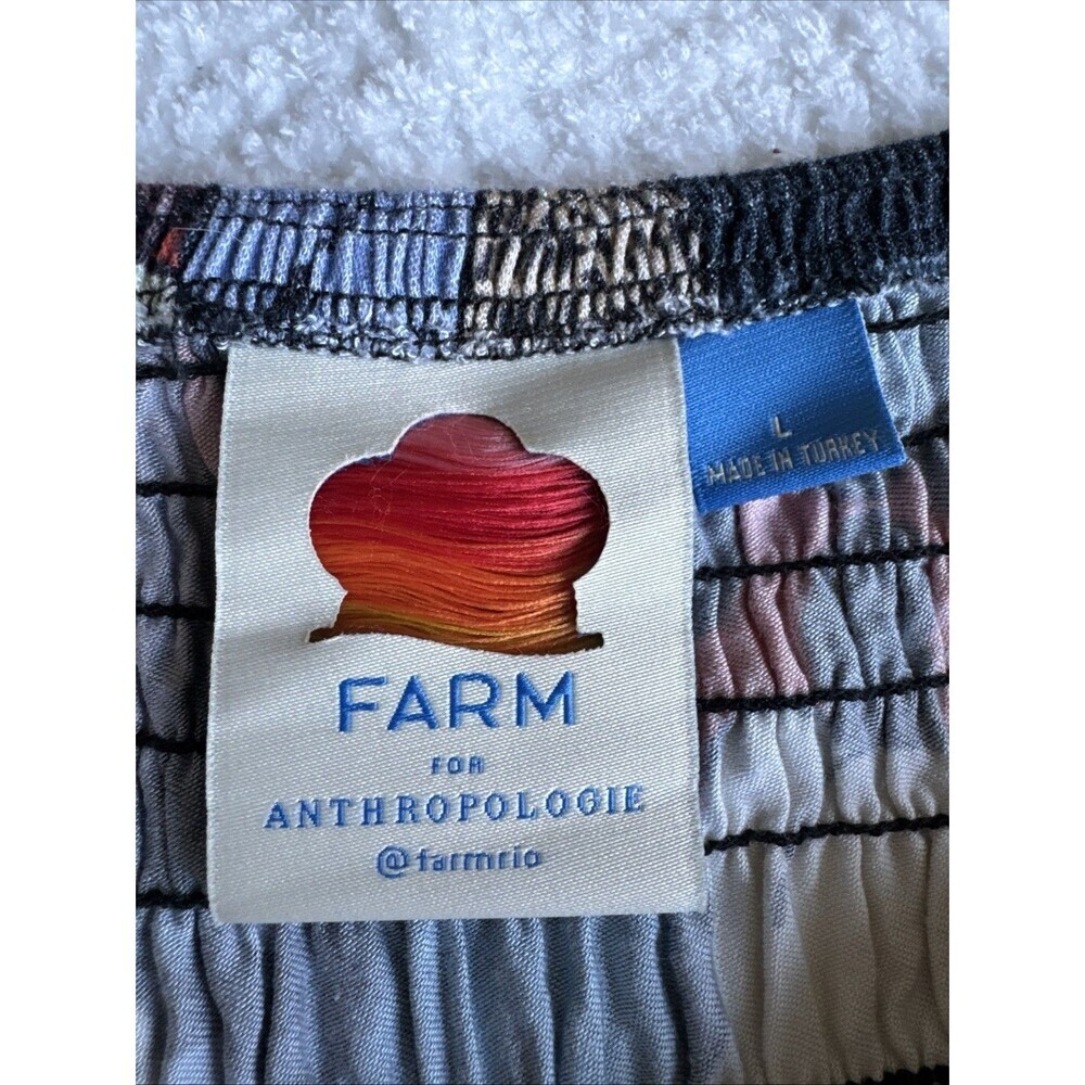 ANTHROPOLOGIE FARM RIO STEPHANIA MINI SKIRT SIZE L - Picture 4 of 10